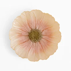 inny Talerze^Talerz szklany kwiat 21 cm