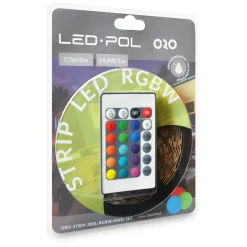 Sale LED-POL Taśma LED RGB ORO09062 z pilotem