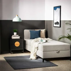 Clearance inny Tapczan młodzieżowy jasnoszary SIBI 90x200 cm