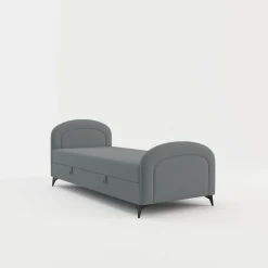 Outlet inny Tapczan młodzieżowy szary PING 90x200 cm