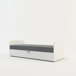Online inny Tapczan młodzieżowy szary STAŚ 90x200 cm