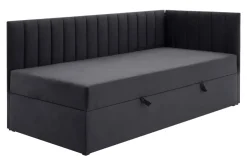 Clearance Tapczan narożny tapicerowany KLAUS 90x200 prawy
