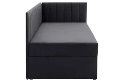 Clearance Tapczan narożny tapicerowany KLAUS 90x200 prawy