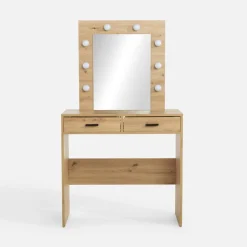Discount Toaletka z oświetleniem EMMA dąb artisan