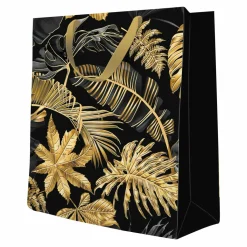 Paw Pakowanie Prezentów^Torba prezentowa PREMIUM GOLD LEAVES LARGE