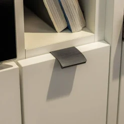 Uchwyty Krawędziowe^Uchwyt PORTO PLUS czarny mat EDGE 4 cm