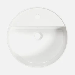 Deante Umywalki I Baterie|Umywalki I Baterie^Umywalka ceramiczna nablatowa biała ROUND 42 cm