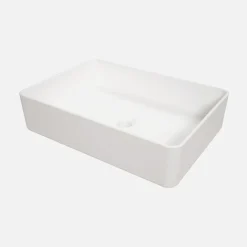 Deante Umywalki I Baterie|Umywalki I Baterie^Umywalka ceramiczna nablatowa biała SQUERE 50,5 cm