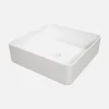 Hot Deante Umywalka ceramiczna nablatowa biała SQUERE 40,5 cm