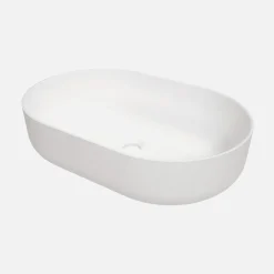 Deante Umywalki I Baterie|Umywalki I Baterie^Umywalka ceramiczna nablatowa biała ROUND 58 cm