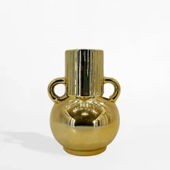 Discount inny Wazon ceramiczny złoty 15 cm