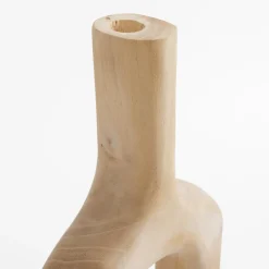 Best inny Wazon drewniany z dziurką 35 cm