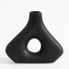 Clearance inny Wazon geometryczny czarny 20 cm