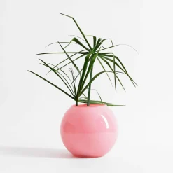 New SOLBIKA Wazon różowy KULA 17 cm