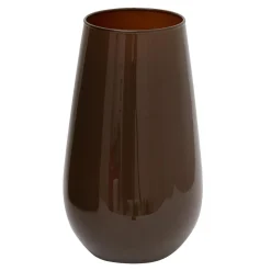Wrześniak Wazony^Wazon szklany brązowy 23 cm