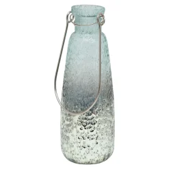 Wazony^Wazon szklany BUTELKA 20 cm