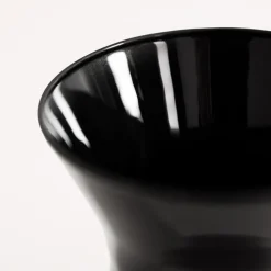 Wazony^Wazon szklany czarny ASTA 18 cm
