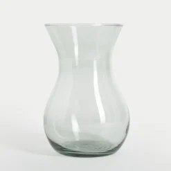 Wazony^Wazon transparentny szary ASTA 18 cm