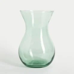 Wazony^Wazon transparentny zielony ASTA 18 cm