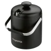 Sale Wiaderko do lodu ze szczypcami czarne LUGO 1,3 l