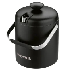 Sale Wiaderko do lodu ze szczypcami czarne LUGO 1,3 l
