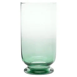 Discount Wrześniak Świecznik szklany PLAMA OMBRE zielony 23 cm