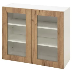 Szafki Kuchenne^Witryna BASIC PLUS BP/G80W dąb craft złoty