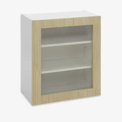 Clearance Witryna BASIC PLUS BP/G60W sand barbera oak