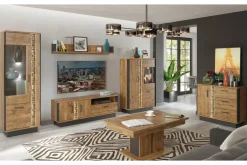 Furni Home Witryna DORIAN lewa DN6 2D z oświetleniem