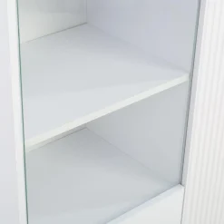 inny Witryny^Witryna niska biała, z ryflowaniem VELUTTO
