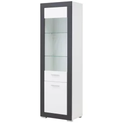 Outlet Furni Home Witryna wysoka GRAY