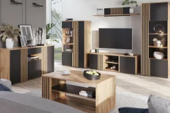 Outlet DiTrendi Witryna z lamelami wąska MALAGA
