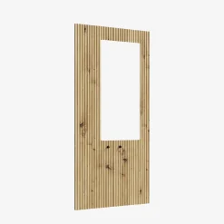 Discount Witryna z oświetleniem PARII dąb artisan