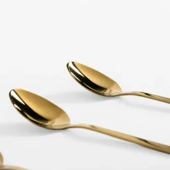 inny Sztućce^Łyżeczka do herbaty SHINY GOLD PIANO, kpl 3szt.