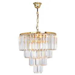 Zumaline Żyrandole|Lampy Wiszące^Żyrandol złoty AMEDEO 39 cm