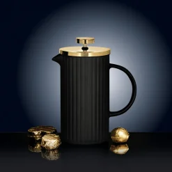 inny Dzbanki I Karafki^Zaparzacz do kawy, herbaty i ziół CURLY GOLD 600 ml
