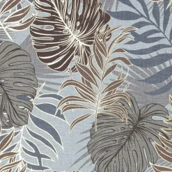 New Eurofirany Zasłona do salonu brązowa-złota KATE 140x250 cm