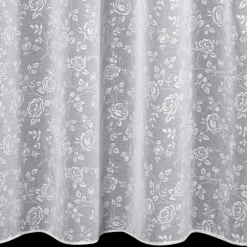 Eurofirany Firany, Zasłony I Akcesoria^Zasłona na przelotkach biała HOLLY 140x250 cm