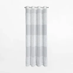 Outlet Eurofirany Zasłona na przelotkach biała ESTERI 140x250 cm