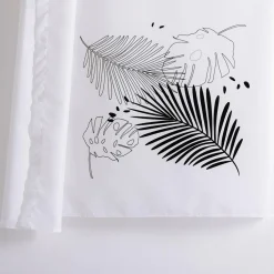 Online inny Zasłona prysznicowa w czarne liście ROSA 180x180 cm