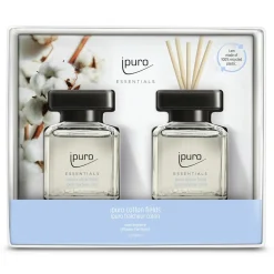 Świece, Świeczniki I Latarenki^Zestaw 2 dyfuzorów zapachowych IPURO ESSENTIALS COTTON FIELDS 2x50 ml