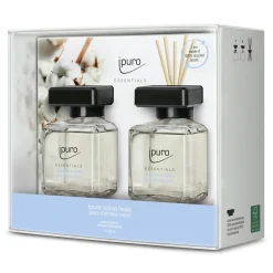 Świece, Świeczniki I Latarenki^Zestaw 2 dyfuzorów zapachowych IPURO ESSENTIALS COTTON FIELDS 2x50 ml