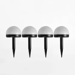 Zumaline Lampy Ogrodowe|Lampy Ogrodowe^Zestaw 4 lamp LED zewnętrznych solarnych