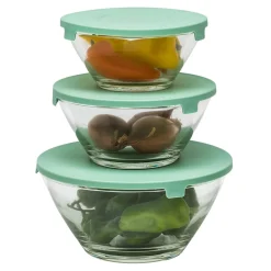 Clearance Zestaw 5 misek z pokrywkami MIX