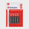 Online PLATINET S.A. Zestaw baterii alkalicznych AAA VERBATIM 4 szt.