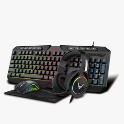 New PLATINET S.A. Zestaw gamingowy 4w1 - mysz + podkładka + klawiatura + słuchawki VG4IN1SET03