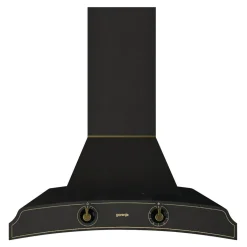 Gorenje Piekarniki|Zestawy Agd^Zestaw retro czarny CLASSICO – piekarnik, płyta gazowa, okap
