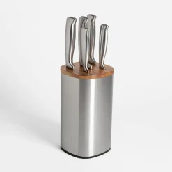 Online Prima Cucina Zestaw noży w stalowym bloku FARO 6 el.