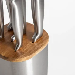 Online Prima Cucina Zestaw noży w stalowym bloku FARO 6 el.