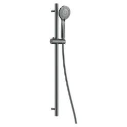 Outlet Deante Zestaw prysznicowy z drążkiem 3-funkcyjnym NQA D51K titanium ARNIKA
